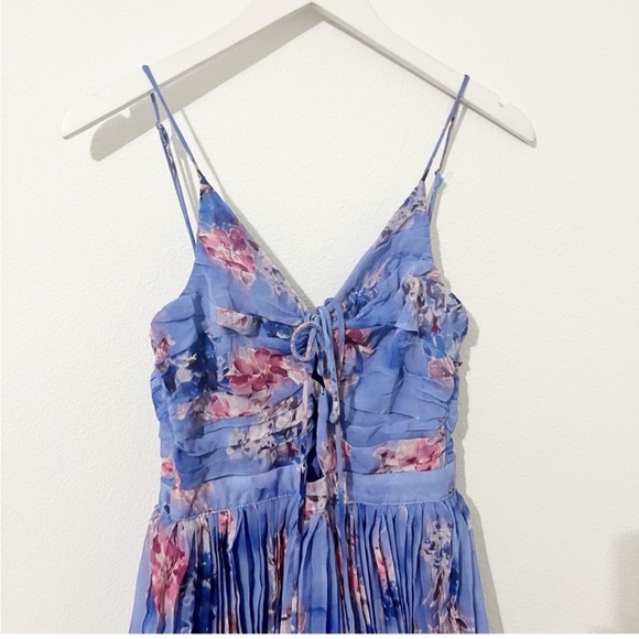 NEW ASTR the Label Daytona Dress in Periwinkle Pink Floral Size Small S - Picture 3 of 6